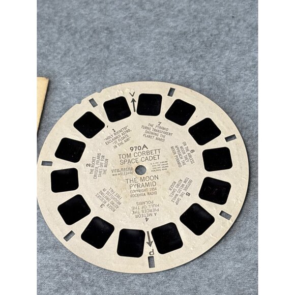 Vintage 1950s View-Master Tom Corbett Space Cadet Reel Set of 3 - Picture 2 of 8